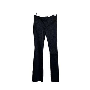 Alice + Olivia Pants Andrew Jacquard Bootcut Leopard Animal Print